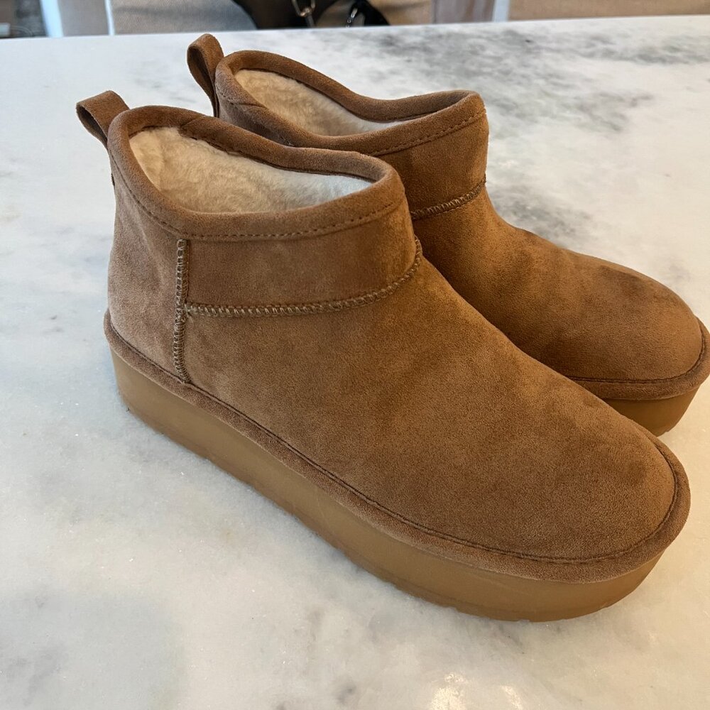 Madden Girl Ultra Mini Platform Suede Boots